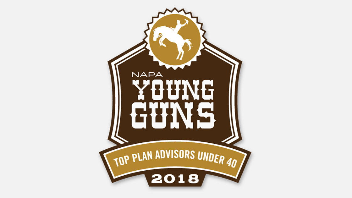 Photo of NAPA Young Guns Award Logo to indicate Ryan Campagna's placement on the list